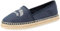 Tommy Jeans Alpargatas Mujer Espadrilles, Blau (Azul), 38