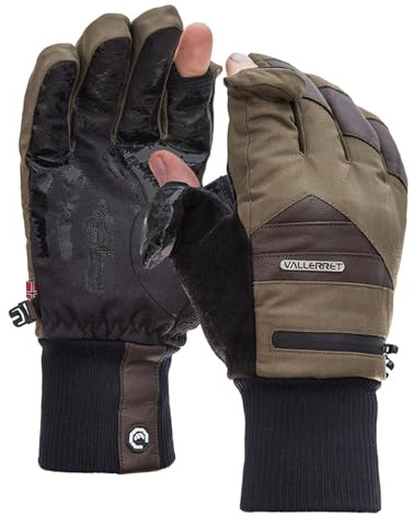 Vallerret Markhof Pro V3 Photography Glove, FlipTech Finger Caps with Magnets, Non-Slip Grip, Merino Wool Lining, Pocket & Tripod Key