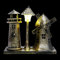 PartyKindom Kreative Straßenlaterne Nachtlicht Vintage Leuchtturm Kunst Tischlampe
