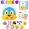 Ainiv Papier Platte Bastelset für Kinder, 10 Stück DIY Tiere Basteln Kreatives Teller Bastelsets, Scrapbooking für Kindergeburtstag Schulanfang Geschenk Frühling Mädchen Jungen-B