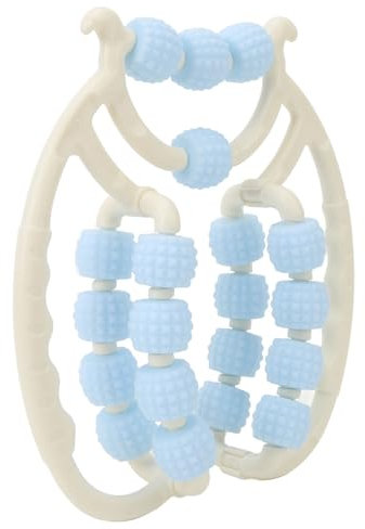 20 Räder Muskelroller, Massageroller, Druckpunkte, Manuell, Entspannen Sie Verspannte Muskeln, Klemmen Sie Den Beinroller, Lindern Sie Muskelermüdung, Blau, Vielseitiges Kreisförmiges Beinklemmen-Mass