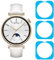 Heioloo 3 Pièces Protection Écran pour HUAWEI Watch GT 4 41MM Verre Trempé [Sans Bulles] 9H Dureté Anti-Rayures Protection Décran pour HUAWEI Watch GT 4 46MM