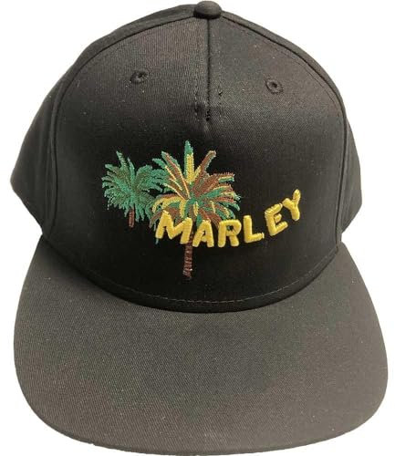 Bob Marley - Verstellbare Strandkappe für Erwachsene, Unisex, Schwarz , One size