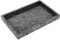 GBACHOOSE Marmorplatte, 30x20cm Servierplatte Marmortablett, Marmor Serviertablett für Bad, Küche, Frisiertisch, Heimdekoration, Schwarz