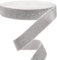 GORGECRAFT 11m Silberne Glitzernde Gummibänder 2.5cm Breit Metallisches Stretch-Nähband Gewebtes Strickband Spule Stirnband Zum Basteln von Hosenbund Taillengurt Kleidungsstück Kleidungszubehör