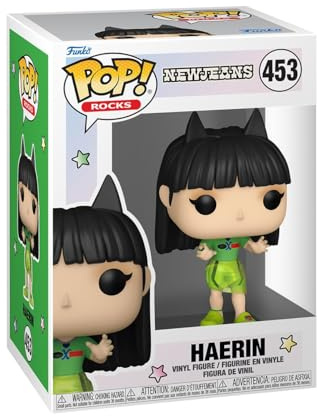 Funko POP! Rocks: New Jeans - Haerin | Offizielles Musik Merch - Vinyl Sammelfigur als Regal Deko - Geschenkidee zum Geburtstag für Fans und Sammler