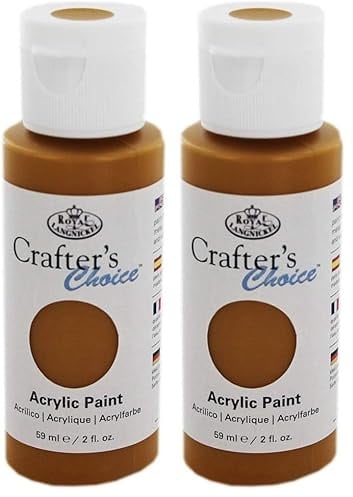 Royal & Langnickel Transparent Yellow Acrylic Paint - 59ml (Pack of 2)