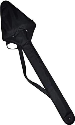VAYEODEYU Schwerttasche, Schwarze 55-Zoll-Hema-Fecht-Langschwert-Feder-Zweihandschwert-gepolsterte Aufbewahrungstasche – tragbarer Rucksack mit Einer Schulter