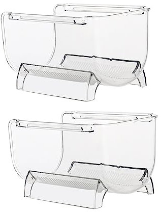 2 P Refrigerator Wine R Organizer for Countertop Bottle Holder for Fridge Wine Bottle Storage R Drinks Holder for Mini Fridge Wine Shelf for Kitchen Cabinet Wine Accessories Organizer