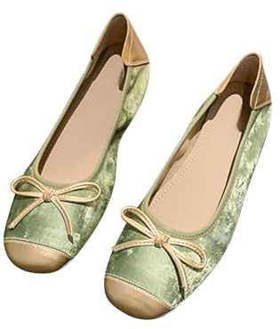 Womens Slip On Ballerina 2025 Work Smart Office Comfort Shoes Square Toe Flats Shoes Ladies Ballet Ballerina Formal Casual Pumps Womens Ballet Shoes