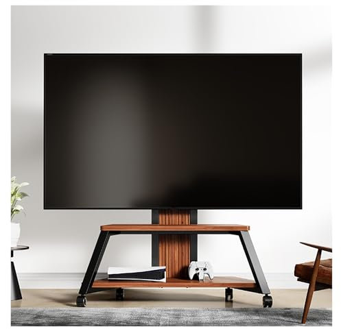 Supporto TV Regolabile Da Pavimento, Supporto TV Mobile, Supporto TV Mobile For Schermi Da 50-100 Pollici, Supporto TV Mobile, Supporto TV Portatile For Camera Da Letto, Dormitorio, Ufficio(50-85inch)