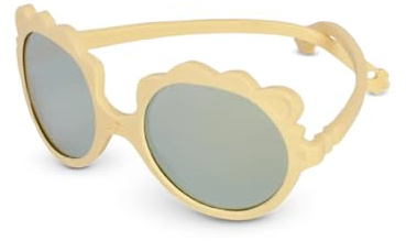 KI ET LA - Sonnenbrille für Babys, Löwe, Vanille, UV-Schutz, Kategorie 3, hergestellt in Frankreich, 0-1 Jahr