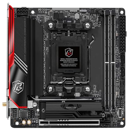 Game motherboard Fit For ASROCK B650E PG-ITX WIFI B650 AM5 Motherboard Support Ryzen 7800X3D 7600/X 7950X 7700/X CPU 2xDDR5 128GB Hyper M.2 Mini-ITX