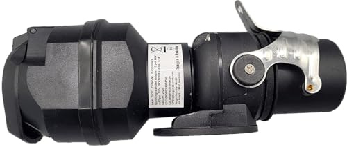 Berger & Schröter | Spannungswandler Adapter für Anhänger 15 polig 24V auf 7 polig 12V, ISO 12098, ISO 1724, Spannungsreduzierer
