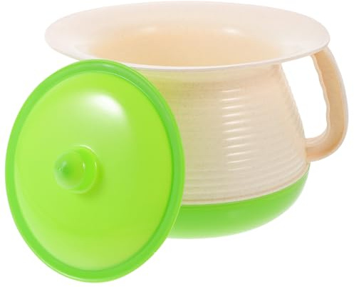 SMASOLO Pot de Chambre en Plastique Couvercle Hermétique, Seau à Urine Antidérapant, Taille Compacte, Usage Domestique pour Garçon et Filles, pour Apprentissage Propreté et Usage Voyage