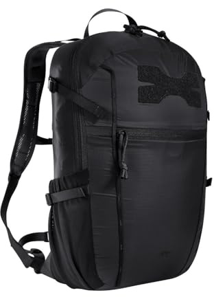 Tasmanian Tiger TT Escape Pack 20 LT Ultra-Leichter taktischer Falt-Rucksack, Tactical Daypack für Outdoor, Wandern, Trekking mit 20 Liter Volumen, Black