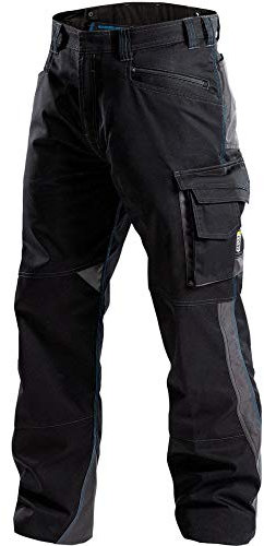 DASSY® Spectrum Arbeitshose - Größe 53 - SCHWARZ/ANTHRAZITGRAU