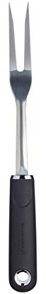 MasterClass Tenedor para trinchar con mango blando, acero inoxidable, 32 cm