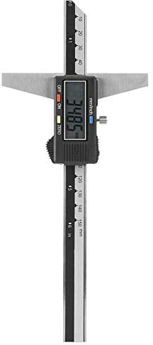 Sutinna Tiefenmesser, hochgenauer digitaler Tiefenmessschieber aus Edelstahl, Messwerkzeug 0-150 mm 0,01 mm