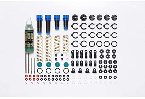 TAMIYA TT-02B/DF-03 Alu Öldämpfer-Set (2+2), Ersatzteil, Modellbau, Zubehör für RC Fahrzeug/ferngesteuertes Auto