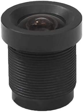 ONPIRA Mini Wechsel Objektiv M12 Aluminium M12, Echt Glas, IR-tauglich, 2,8mm = 115°, Weitwinkel, Manueller Fokus, Aluminium mit Echtglas, Silber