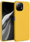 kwmobile Funda para Xiaomi 11 Lite (5G) NE/Mi 11 Lite (5G) Carcasa - Ultrafina de TPU y Silicona con Bordes elevados anticaídas - Amarillo Miel