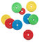Flinger Rubber Disc Throwing Game - Lawn Game - 8 Discs, 2 Targets, Storage Handle, Rules Pamphlet - All Ages