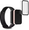 kwmobile 2x Custodia Rigida Smartwatch Compatibile con Xiaomi Redmi Smart Band Pro Cover - Case Vetro Temperato Orologio Fitness - trasparente/rosa antico