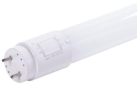 Tubo LED T8 9W 1.440Lm 4000ºK Vidrio 60Cm Conexión 2 40.000H [HO-T8GL60-9W-W] | Greenice