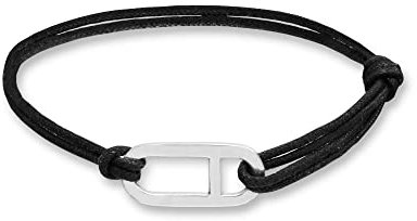 SOVEZIR Harlem - Bracelet Cordon Homme - Noir