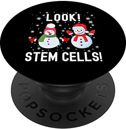 Look! Stem Cells! - Lustige Wissenschaft Weihnachten, lustige Kinder PopSockets mit austauschbarem PopGrip