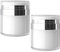 2PCS Contenants Cosmétiques Vide Pots Cosmétiques Boîtes Cosmétiques Pot Vide Cosmétique en Plastique Bouteille Echantillon Pots Cosmétiques 50g avec Couvercle