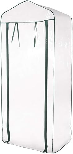 Telo di Ricambio per Serra da Giardino , Balcone, Terrazzo Trasparente | Varie Misure | Per serre con o senza Ripiani, a Casetta (69x49 - H 157 cm)