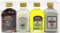 Pack botellitas de licores en miniaturas de hierbas, crema de orujo, crema de arroz con leche y licor de café, total 20 cl, detalles para invitados en bodas, bautizos y comuniones