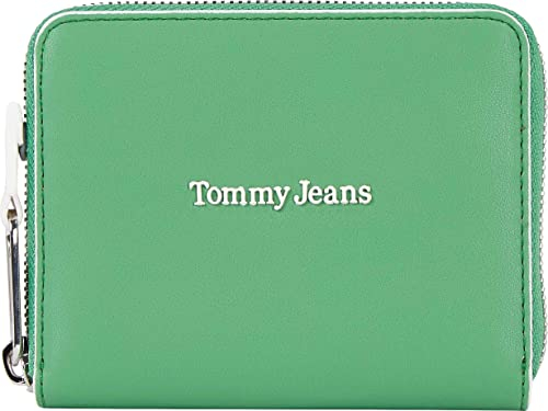 Tommy Hilfiger Kleine Geldbörse mit Reißverschluss Stadium, Coastal Green, 12,3 x 2,2 x 10 cm, Kleine Geldbörse mit Reißverschluss Stadion
