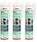 3x dubaust BAS24 Bausilikon Fenstersilikon Neutralsilikon Innen/Aussenbereich witterungsbeständig hochelastisch 310ml Kartusche (weiss)