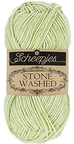 Scheepjes - Scheepjes Stone Washed 819 New Jade Yarn - 10x50g