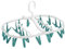 Foyer Nuage Haute Qualité Etendoir Chaussette Pliable, Tourniquet à Chaussettes avec 24 Pinces pour Chaussettes,Lingeries,Cravate,Chapeaux, Pieuvre Pince à Linge Pliant, Etendoir sous Vêtement