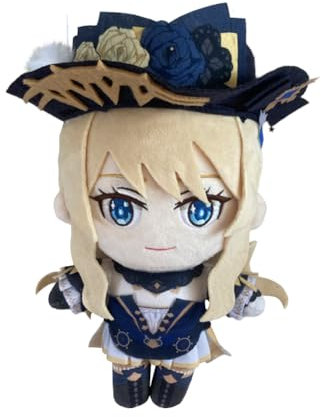 Lzrong Anime Plush Figure Navia Plush Beliebte Spielcharakter Niedlich Plüschpuppe PlüschKissen Dekoration Geschenk für Spielefans 20cm