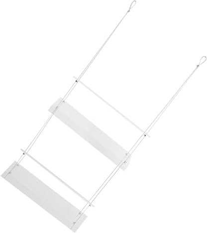 Sosoport Estante para Plantas De Ventana Transparente Soporte para Macetas Colgantes para Interior De Cocina y Jardines