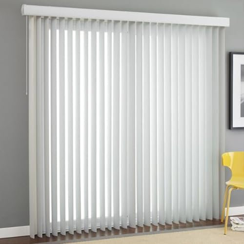 FENGSHOUU Lamellenanlage Lamellenvorhang Vertikaljalousie Vertikalanlage Schiebevorhang Komplettset Jalousie,Sonnenschutz Blendschutzviele,für Wohnzimmer Büro,Nach Maß,Breite×Höhe (160cm x 300cm)