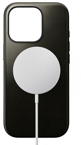 NOMAD - Modern Leather Case - iPhone 16 Pro | Green Chrome | Horween