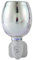 Elantoexis Fragrance Warmer Plug-in Safe Aromatherapy Heater Glass Wax Melt Warmer with 3D Fire-Work Effect Night Light UK Plug