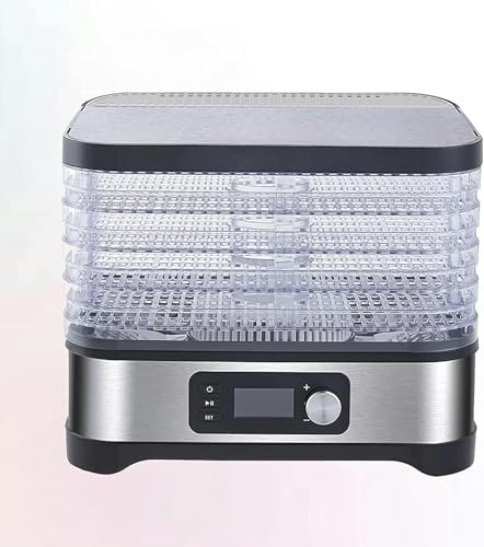 Mini Food Dehydrator Fruit Dryer - Compact Dehydrator for Fruits, Vegetables, Jerky, Herbs, and Meat - Lightweight and Portable