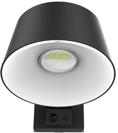 Loopin Solar-Wandstrahler mit Bewegungsmelder, 4 Modi, Höhe 10 cm, Kaltweiß