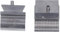 2 Stück Drehmaschinen-Metrische Halbmutter, Offene Mutter mit 2,5 Mm Steigung, 16 Mm Durchmesser, Vorschubschraubenmutter, Mini-Drehmaschinen-Ersatzteile für 8 X 16, 210 X 400,