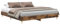 vidaXL Bettgestell ohne Matratze Räuchereiche 200x200 cm Holzwerkstoff, Bettrahmen, Bett, Palettenbett, Schlafzimmermöbel, Doppelbett, Plattenbett