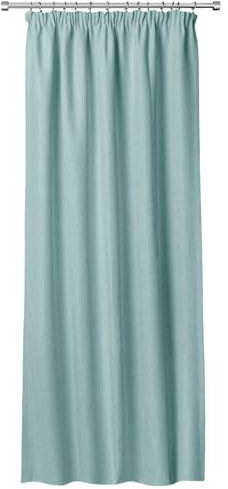 Rollmayer LuxShade Exklusiv Verdunkelungsvorhang Universalband (Pastell Minze, B140xH260) – Moderner Thermovorhang, Blickdicht, pflegeleicht & langlebig, 1 Stück