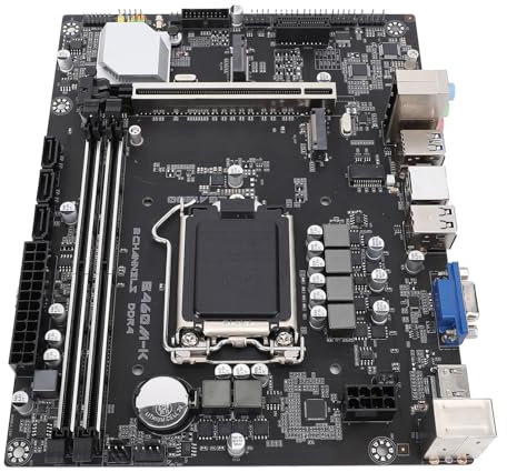 Computer -Motherboard, DDR4 64 GB LGA1200 Computer -Motherboard, PCIe 3.0 Gaming Motherboard mit M.2 NVME -Steckplatz für CPU 10. Gen und HD -Videoausgabe