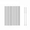 ZMCGNO 130/160mm Metal Straws Extra Short Reusable Stainless Steel Drinking Straws For Cocktails Travel(160mm Straight)
